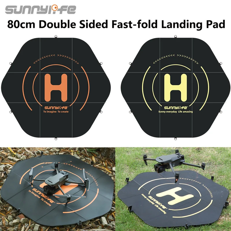 Drone Landing Pad - Sunnylife 80cm 防水ドローンランディングパッドセット Mavic Air 3/Mini