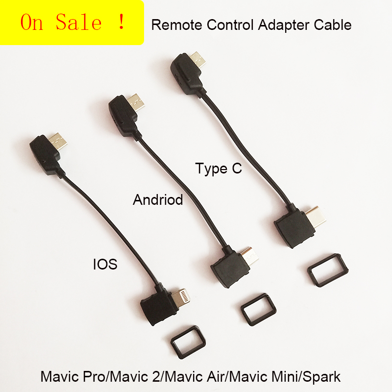 Drone Tablet Mount - Dji Magic2proズーム/mavic pro/mavic mini/air spark micro用USB,iOSタイプc,Android