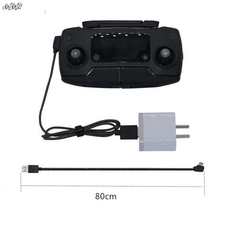 80cmリモコンUSBポート充電ケーブルデータライン DJI - Drone Tablet Mount のレビューと価格