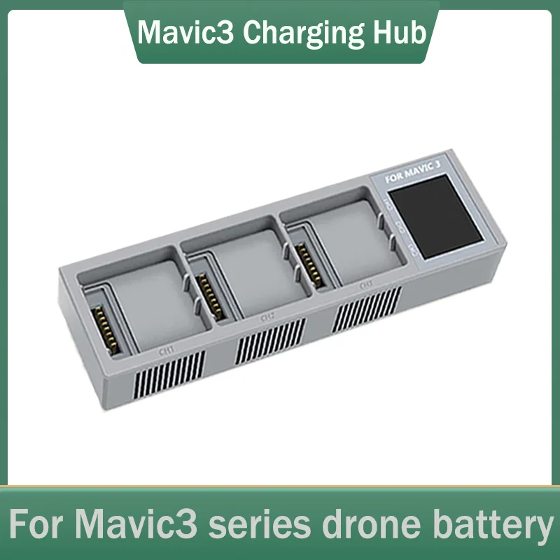 Mavic 3用3-in-1充電ハブ。デジタル表示画面付き。 - Drone Charging Hub のレビューと価格