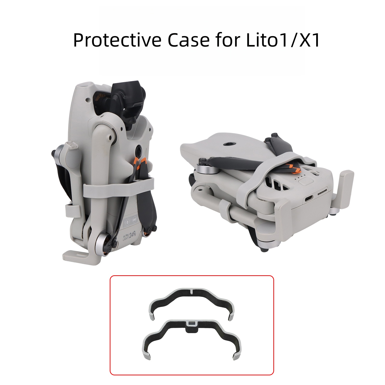 保護ブラケット ​   DJI Lito 1 X1 プロペラ - Drone Propeller Holder のレビューと価格