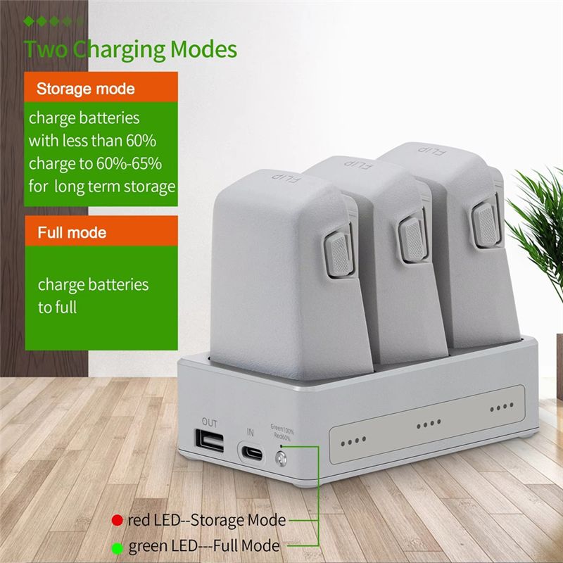 B92B DJI Flip用3ウェイ充電ハブ、DJI Fli - Drone Charging Hub のレビューと価格