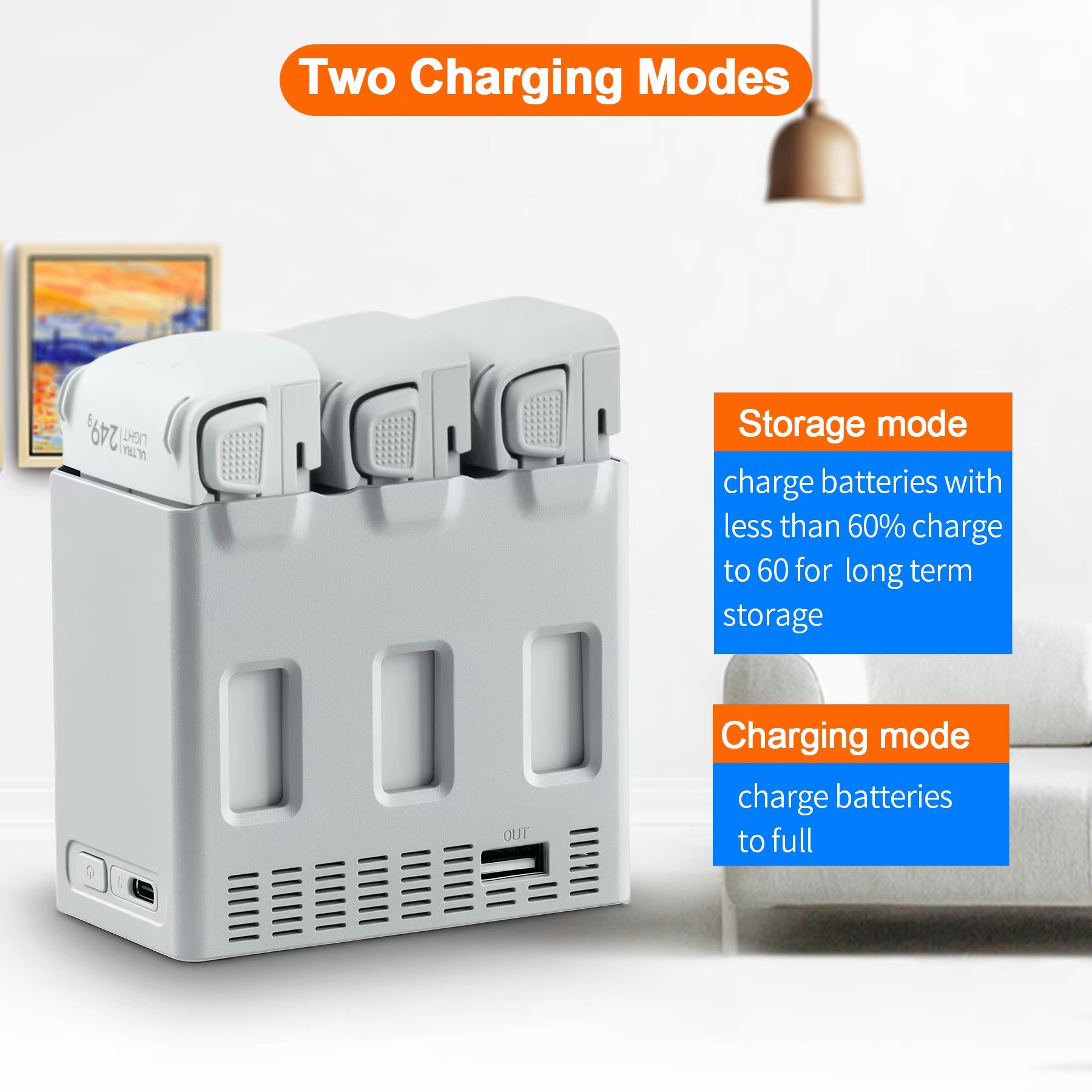 DJI LITO 1/X1 ドローン用バッテリー 100W  - Drone Charging Hub のレビューと価格